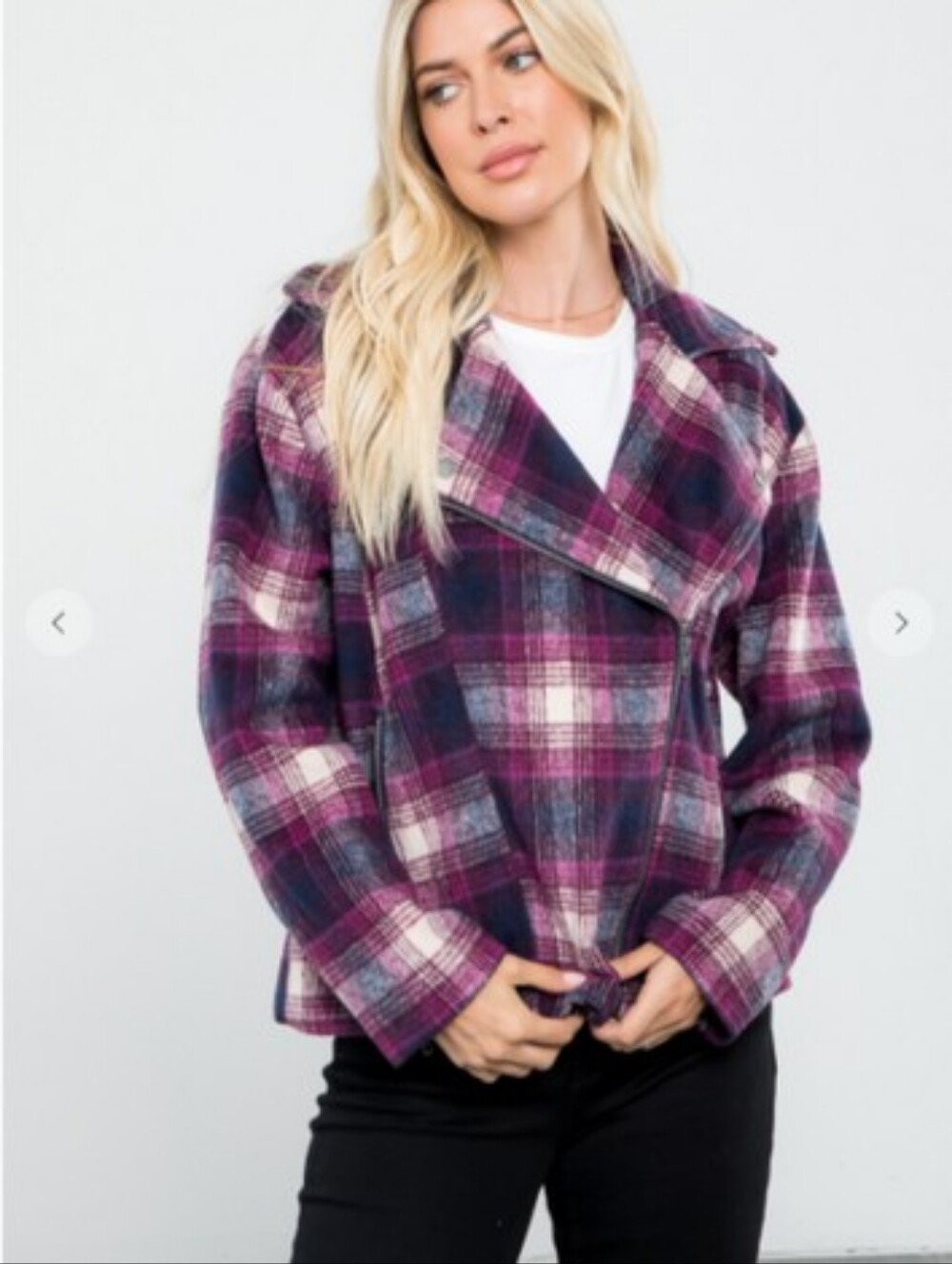 Stoosh Premium Plaid Jacket